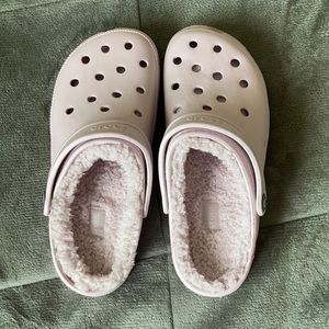 Fur-Lined Crocs